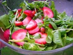 arugula-strawberry